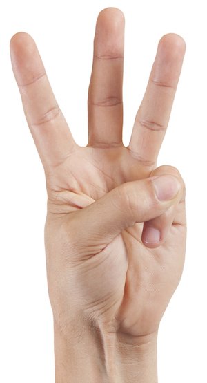three fingers